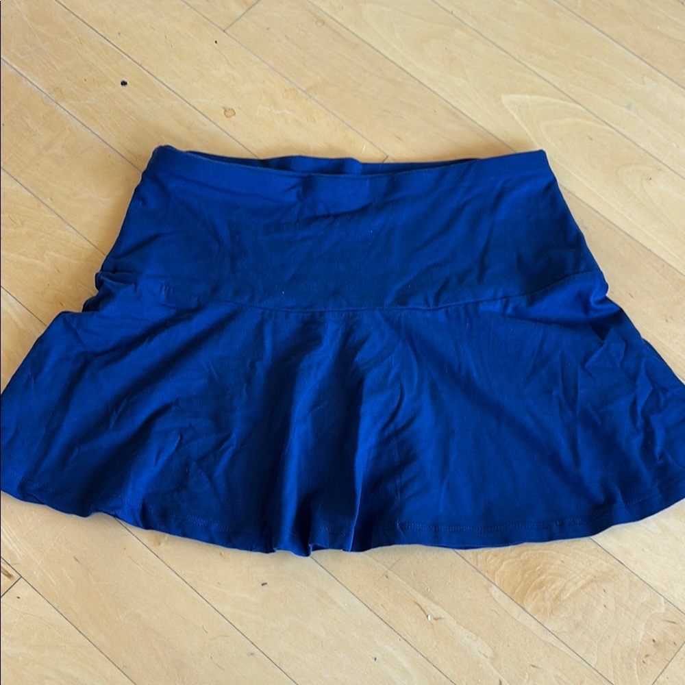 H&M Blue Mini Skater Skirt Athletic